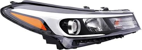 Miniatura 9 de Para 2010 2011 Forte/Forte Koup LX/EX 2012 2013 Faros Reemplazo Izquierdo Lado Conductor Fábrica Halógeno Faro Negro Carcasa Ámbar Esquina
