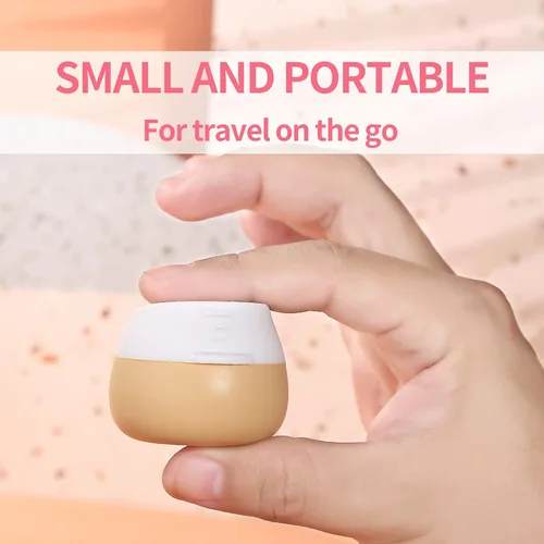 Miniatura 2 de Contenedores de Tamaño de Viaje Aprobados por la TSA para Artículos de Aseo Personal, Frascos de Silicona Gemice, Accesorios de Viaje a Prueba