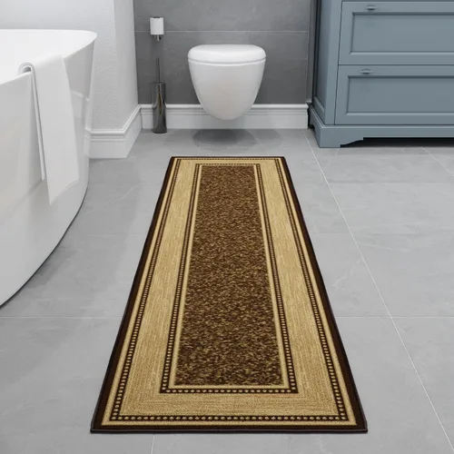 Miniatura 12 de Ottomanson Alfombra de pasillo de 1 pies 10 pulgadas x 6 pies, alfombra de cocina con parte trasera de goma antideslizante para área del fregadero