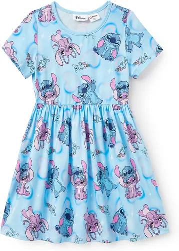 Miniatura 25 de Disney Minnie Mouse Princess Frozen Elsa Stitch - Vestido para niñas sin mangas y manga corta, ropa casual de verano para bebés y niños pequeños