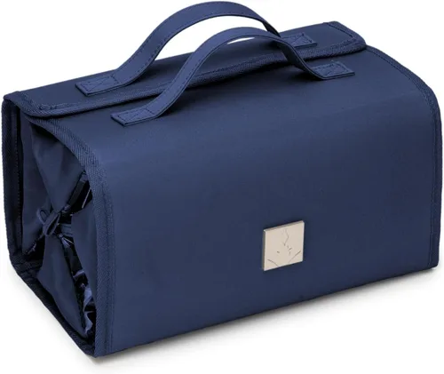 Miniatura 11 de ROYALFAIR Bolsa de maquillaje enrollable, bolsa de aseo de viaje para mujer con 4 bolsas transparentes aprobadas por la TSA, organizador de viaje