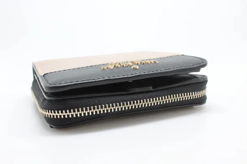 Miniatura 2 de Kate Spade Staci - Cartera pequeña con cremallera alrededor de color beige cálido, color negro, multicolor