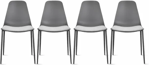 Miniatura 19 de 2xhome Bonita silla de escritorio minimalista Sin brazos, ruedas rodantes, espacio pequeño, diseño delgado Niños, adolescentes, sala de estar