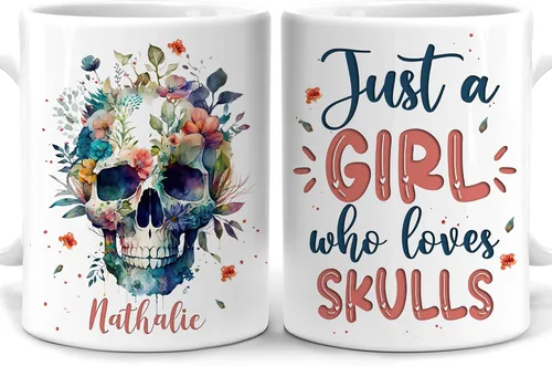 Miniatura 8 de Hyturtle Regalos Personalizados para Amantes de los Libros - Solo una Chica que Ama los Libros Taza de Café Personalizada de Cerámica 11oz - Regalos
