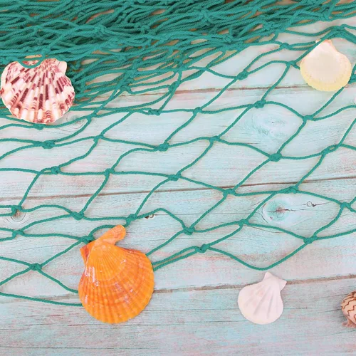 Miniatura 6 de Paquete de 2 Decoraciones de Red de Pesca para Fiesta Aguamarina
