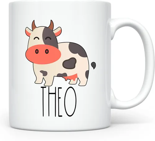 Miniatura 19 de Taza Personalizada para Niños, Niños, Niñas Taza Personalizada de Chocolate Caliente, Cacao, Café y Leche Regalo de Cumpleaños con Nombre D05