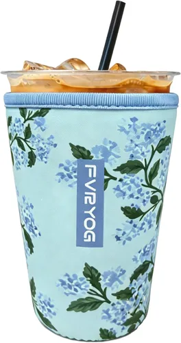 Miniatura 118 de Fundas de neopreno reutilizables aisladas para café helado, fundas para tazas de café helado, fundas para bebidas heladas y calientes