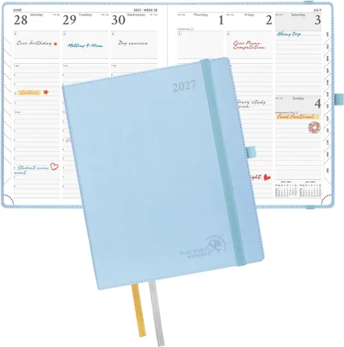Miniatura 51 de POPRUN Agenda de bolsillo 2026-2027, tamaño del bolso, 4 x 6.25 pulgadas, calendario de bolsillo (julio de 2026 a junio de 2027) para bolso