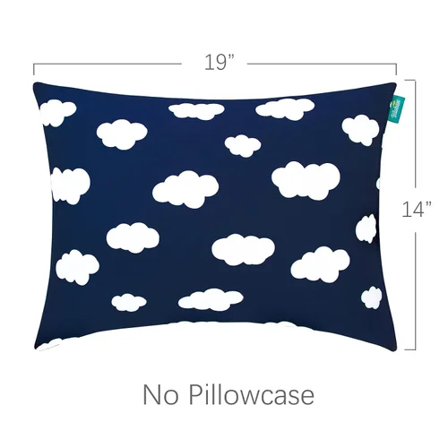 Miniatura 4 de Almohada Biloban para niños pequeños para dormir, almohada para niños de 14" x 19" para cama de viaje pequeña, almohadas para siestas, almohadas