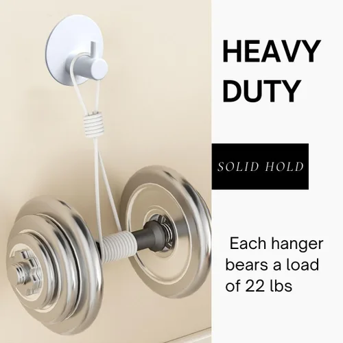 Miniatura 4 de Miliocry Paquete de 6 ganchos para toallas de baño, ganchos adhesivos, gancho de pared resistente, resistente al agua, de acero inoxidable