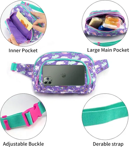 Miniatura 3 de Riñonera para niños, bolso de viaje para niñas
