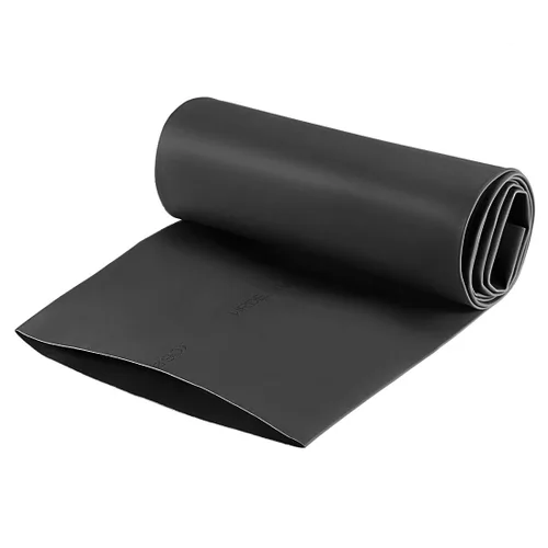 Miniatura 10 de Uxcell tubo termorretráctil, 4 "(100 mm) de diámetro, 162 mm de ancho plano, tubo reducible 2: 1, funda para cables de 1 m - Negro