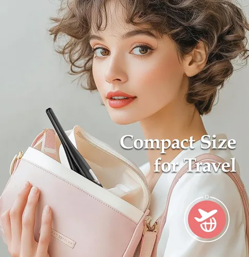 Miniatura 7 de Planchas pequeñas para cabello corto, plancha plana fina de 3/10 pulgadas para cabello corto, corte Pixie y flequillo, alisador de pelo pequeño