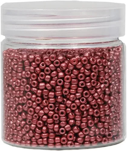 Miniatura 36 de Cuentas de semillas sueltas de color negro opaco, alrededor de 4000 piezas en caja 8/0 de vidrio para hacer joyas, agujero de 0.028 in (negro)