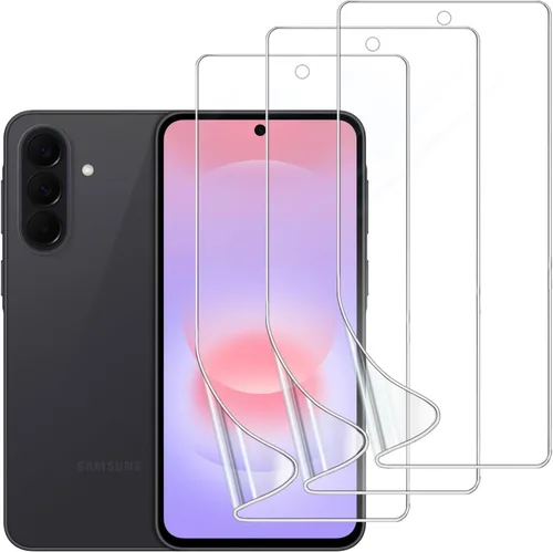 Miniatura 22 de Paquete de 3 protectores de pantalla compatibles con Samsung Galaxy S21 FE 5G de 6.4 pulgadas, película de hidrogel de TPU suave transparente HD