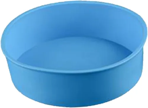 Molde de silicona redondo antiadherente para hornear para una fácil liberación, versátil utensilios para hornear colores aleatorios para pasteles y
