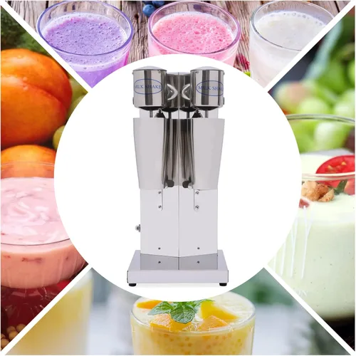 Miniatura 4 de 27.1 fl oz × 2 Máquina para hacer batidora de leche eléctrica 180 W Mezclador de hielo de frutas de jugo comercial para el hogar Mezclador