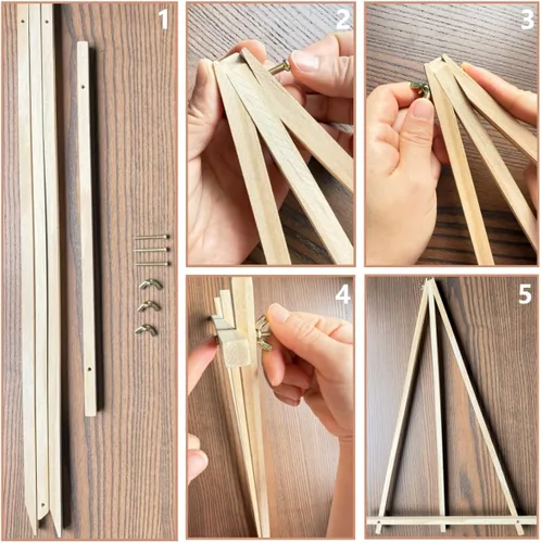 Miniatura 4 de BAISITE 0304 - Kit de pintura por números para adultos principiantes; paquete de 2 lienzos de 8 pulgadas de ancho x 12 pulgadas de largo; caja
