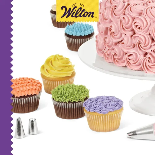 Miniatura 6 de Wilton Beginning Buttercream Conjunto de Decoración, Kit de Decoración de Pasteles de 20 Piezas