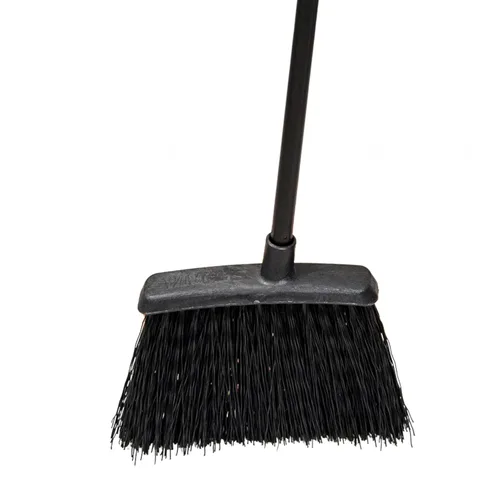 Miniatura 7 de Carlisle FoodService Products Duo-Sweep Escoba de plástico para escombros pequeños con asa, 48 pulgadas, color negro, (paquete de 12)