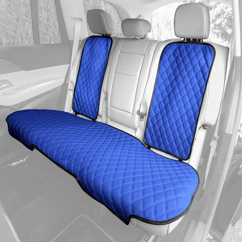 Miniatura 17 de FH Group Cojín de asiento de automóvil – Funda de asiento delantero individual de piel sintética con bolsillos delanteros, compatible con airbag
