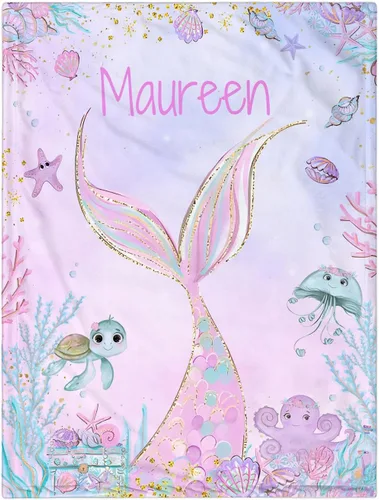 Manta de bebé personalizada para niñas y niños, manta de bebé personalizada con nombre, mantas personalizadas con nombre para niños, manta de Linda