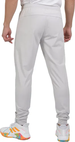 Miniatura 3 de Little Donkey Andy Pantalones deportivos para hombre con bolsillos con cremallera, pantalones deportivos cónicos para correr, gimnasio, entrenamiento