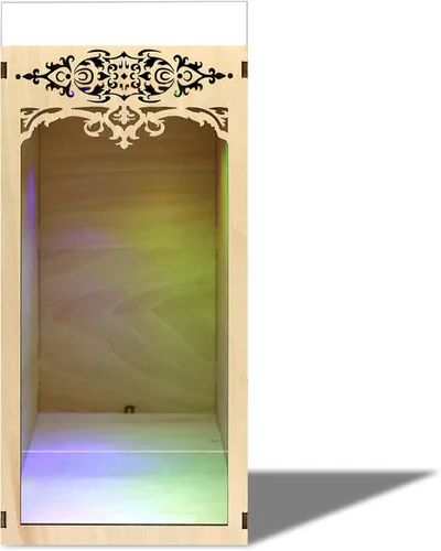 Miniatura 7 de Kit de rincón de libros, sujetalibros simple, kit de casa de muñecas en miniatura para principiantes, modelo de rompecabezas 3D de bricolaje con luz