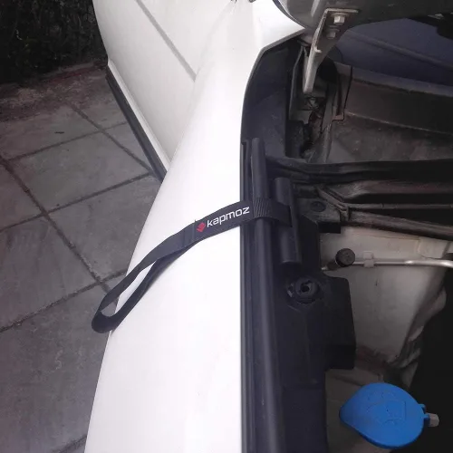 Miniatura 6 de Bucles Rápidos para Capó Anclaje de Cajuela Correas de Amarre para Kayak Proa Popa Canoa Transporte Punto de Amarre Seguro 2 Pares negro