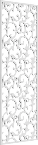 Miniatura 106 de Wheatland Paneles de pared decorativos de madera con calado, 9 3/8 pulgadas de ancho x 24 3/8 pulgadas de alto x 1/4 de alto, nogal