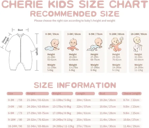 Miniatura 4 de Soft 100% Cotton Baby Boy Girl Unisex Romper Jumpsuits Newborns, Long Sleeve, 0-24 Months