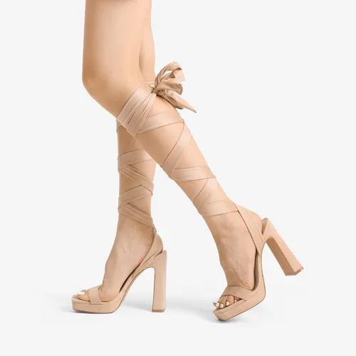 Miniatura 5 de DREAM PAIRS Sandalias de tacón bajo para mujer SDHS2318W
