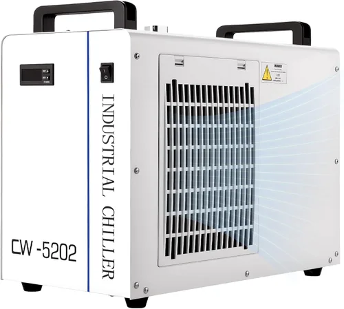 Miniatura 9 de Cloudray Enfriador de agua CW-3000 para grabador láser de CO2 y corte, enfriador láser, enfriador de agua industrial, con capacidad de tanque