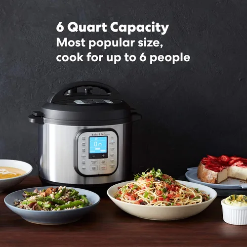 Miniatura 5 de Instant Pot NOVA 6 Olla a presión de 6 cuartos de galón, acero inoxidable/negro