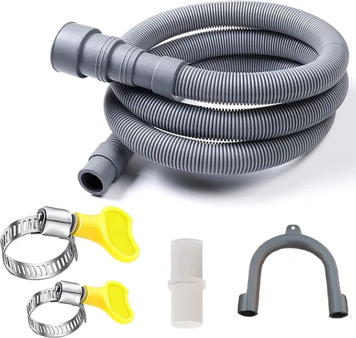 Miniatura 7 de HLMOptimo Manguera de drenaje universal para lavadora de 6 pies, kits de extensión de manguera de drenaje flexible para lavavajillas, lavadora