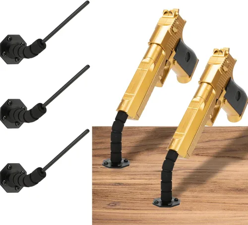 TRIPLE DEER Pistola de barril de montaje múltiple para exhibición o almacenamiento oculto 45 grados