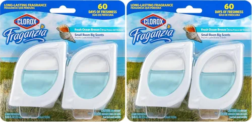 Miniatura 11 de Clorox Fraganzia - Ambientador para habitaciones pequeñas, manzana y canela, despegar y colocar, sin enchufe, sin batería, para armarios