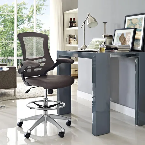 Miniatura 2 de Modway Attainment silla para mesa de dibujo, Marrón