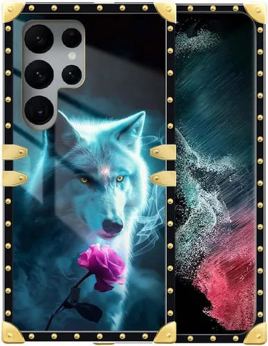 Miniatura 6 de Funda compatible con Samsung Galaxy S22 Ultra, funda protectora de TPU suave a prueba de golpes de 4 libélulas en la flor para Samsung Galaxy S22