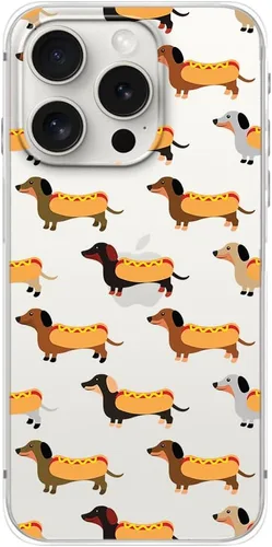 Miniatura 12 de Blingy's Funda para iPhone 15 Pro, lindo estilo de gato con patrón de flor de cerezo divertido diseño de animales de dibujos animados, funda Gato