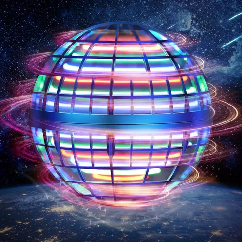 LEMATRIX Juguete de bola de orbe volador 2023, bola flotante Boomerang Fly Fidget Spinner, juguetes geniales regalos para niños y niñas de 6, 7, 8,