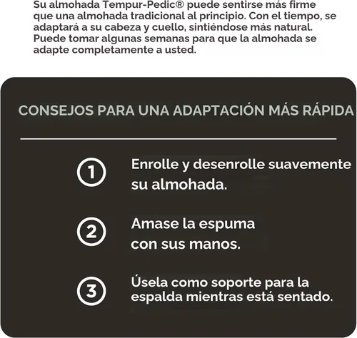 Miniatura 17 de Tempur-Pedic TEMPUR - Almohada para el cuello, perfil pequeño, color blanco