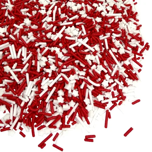 Miniatura 16 de Manvscakes Chispitas - Chispitas comestibles para pasteles y cupcakes con formas y tamaños variados para fiestas, mezcla de chispitas metálicas