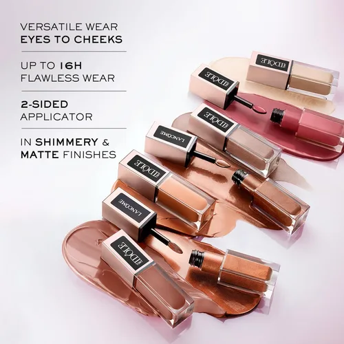 Miniatura 4 de Lancôme Idôle Tint Long Wear Liquid Eyeshadow & Eyeliner - Maquillaje de ojos de uso múltiple con acabados brillantes y mate - Color ajustable y 05
