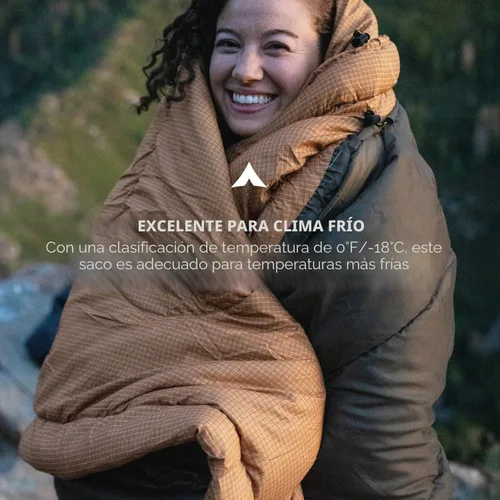 Miniatura 5 de Bolsas de dormir TETON Celsius Regular, 25F, 20F, 0F grados, bolsa para todo clima para adultos y niños, camping fácil y cálido, bolsa de viaje