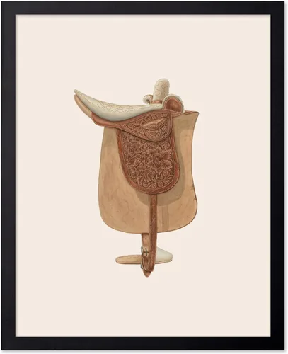 Miniatura 65 de Poster Master Póster vintage de cuero para silla de montar, estampado retro de vaquero, arte de silla de montar, diseño occidental, impresión