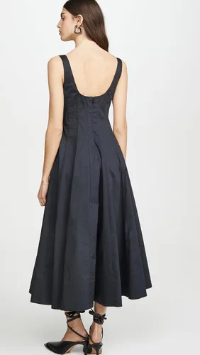 Miniatura 3 de STAUD Vestido Wells para mujer Negro