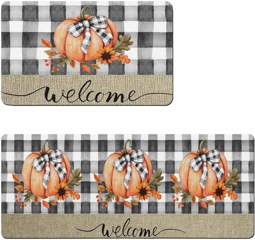 Miniatura 6 de Tapete de baño de Acción de Gracias para bañera, antideslizante, de secado rápido y absorbente, tierra de diatomeas, para ducha, dormitorio, cocina