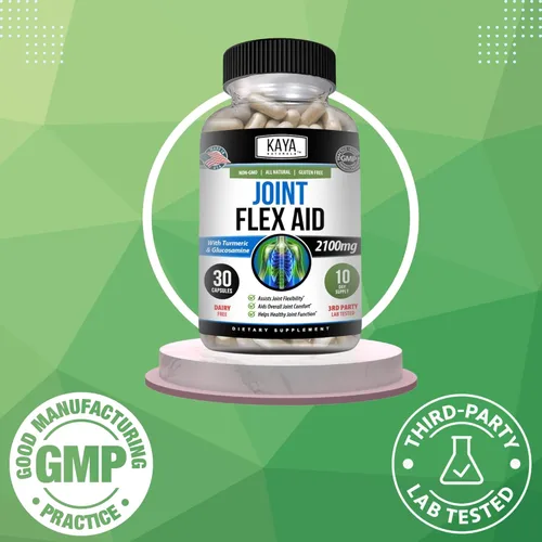 Miniatura 6 de Kaya Naturals Mobility Flex Aid - Suplemento de apoyo de movilidad para hombres y mujeres - Cápsulas de cúrcuma con sulfato de glucosamina