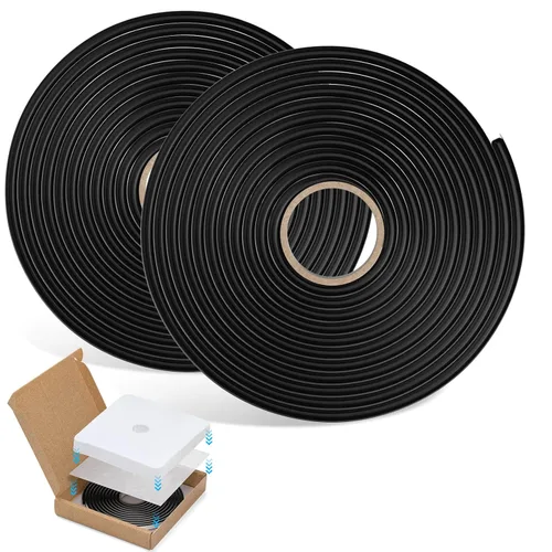 Miniatura 9 de Cinta selladora de butilo, 1 cinta de goma butílica para instalar piezas de automóvil, ventanas, puertas y parabrisas, negro, impermeable